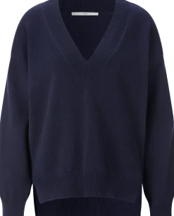 Damen-Strickpullover V-Ausschnitt