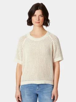 Damen-Strickshirt Bouclé