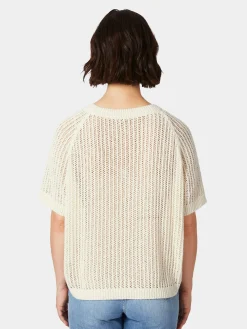 Damen-Strickshirt Bouclé