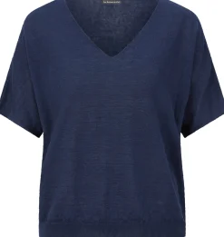 Damen-Strickshirt V-Ausschnitt