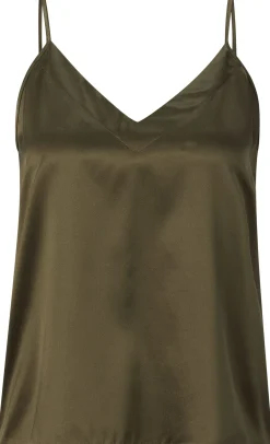 Damentop Seidensatin