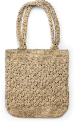 Damen-Totebag gehäkelt, natur