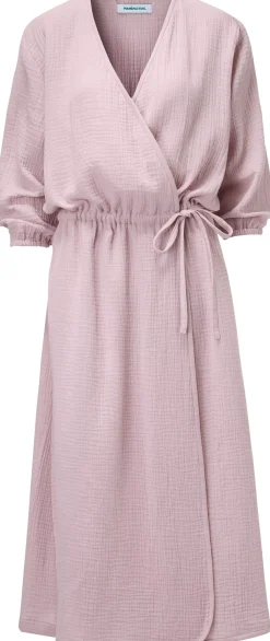 Damen-Wickelkleid Musselin