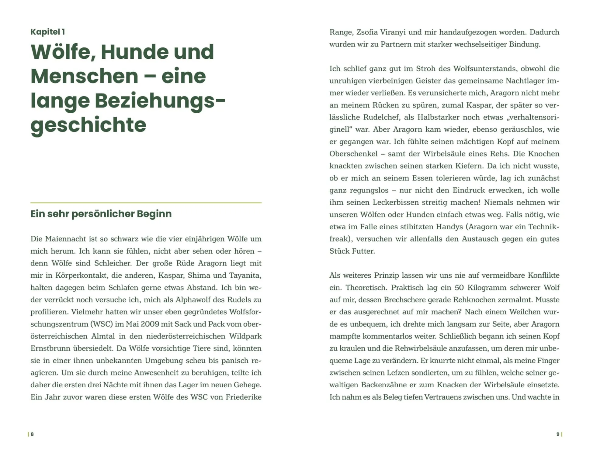 Der Wolf und wir