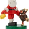 Drückfigur Weihnachtsmann mit Teddybär