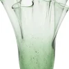 Faltenvase Thüringer Waldglas