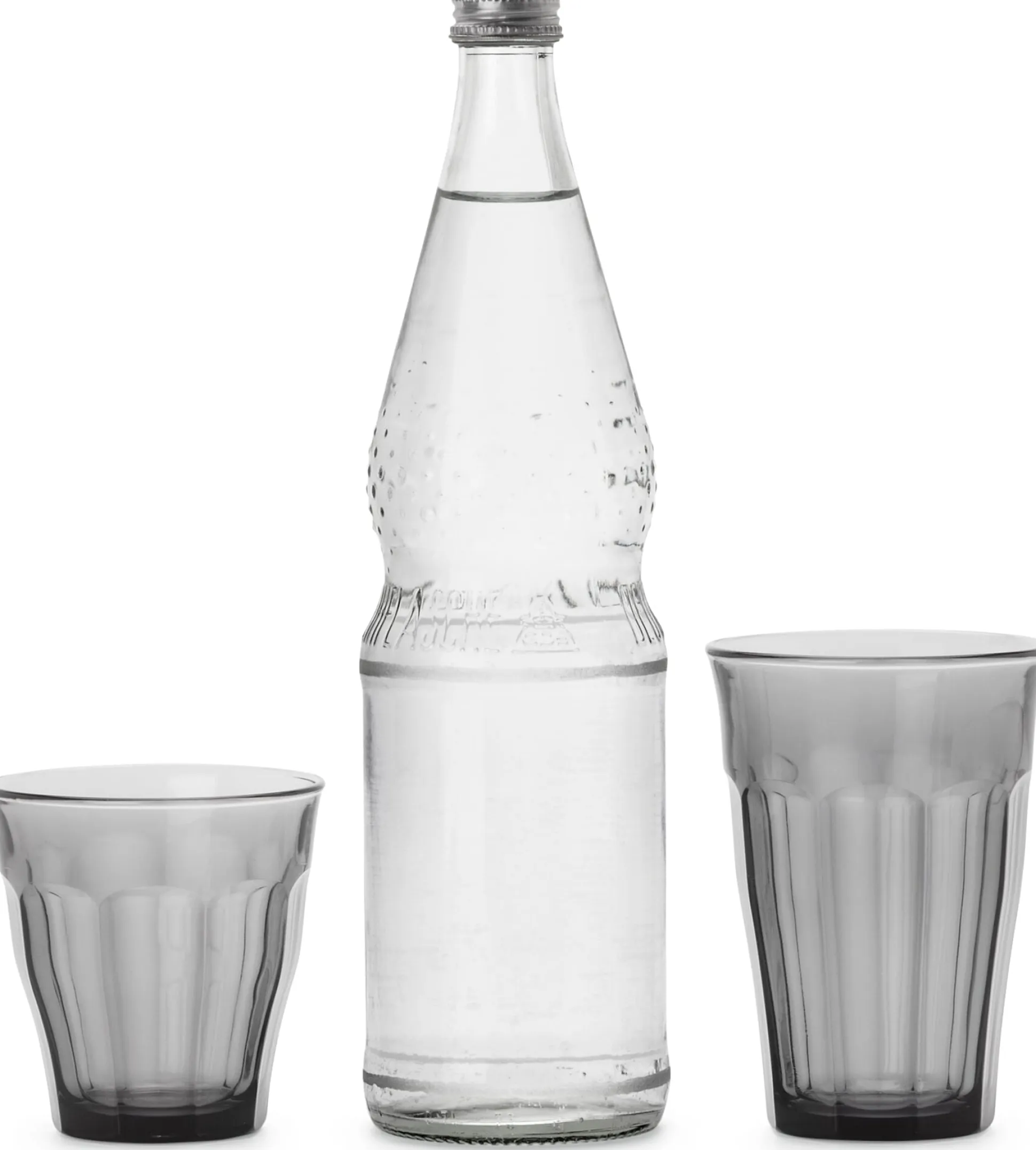 Französisches Bistroglas Grau
