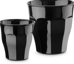 Französisches Kaffeeglas schwarz