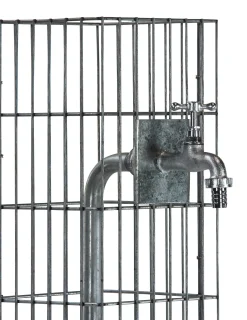 Gabionen-Wasserzapfsäule