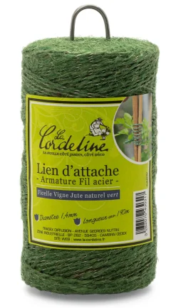 Gartengarn Jute mit Drahteinlage