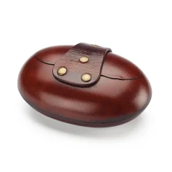 Geldbörse Rindleder oval