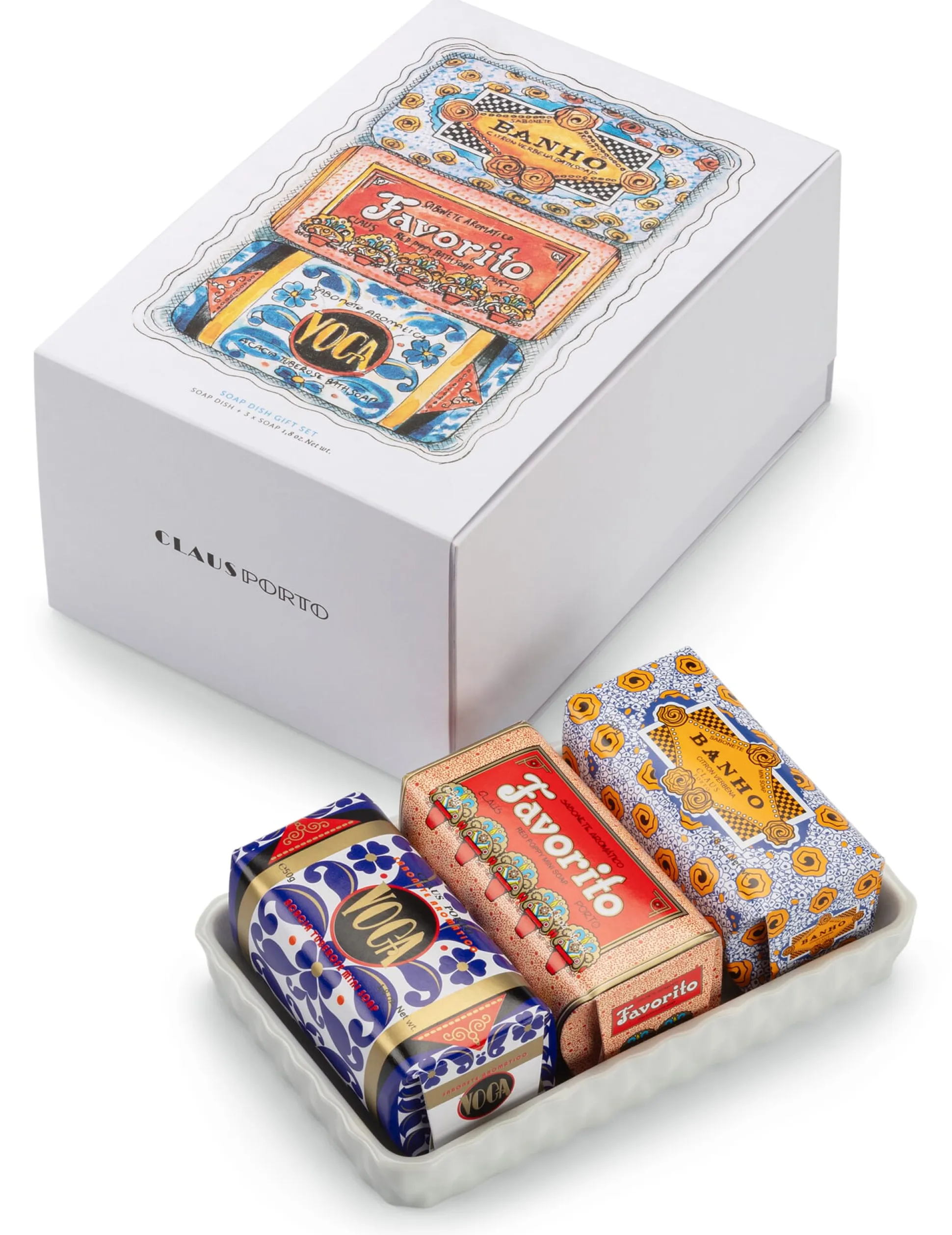 Geschenkset Seifen mit Seifenschale