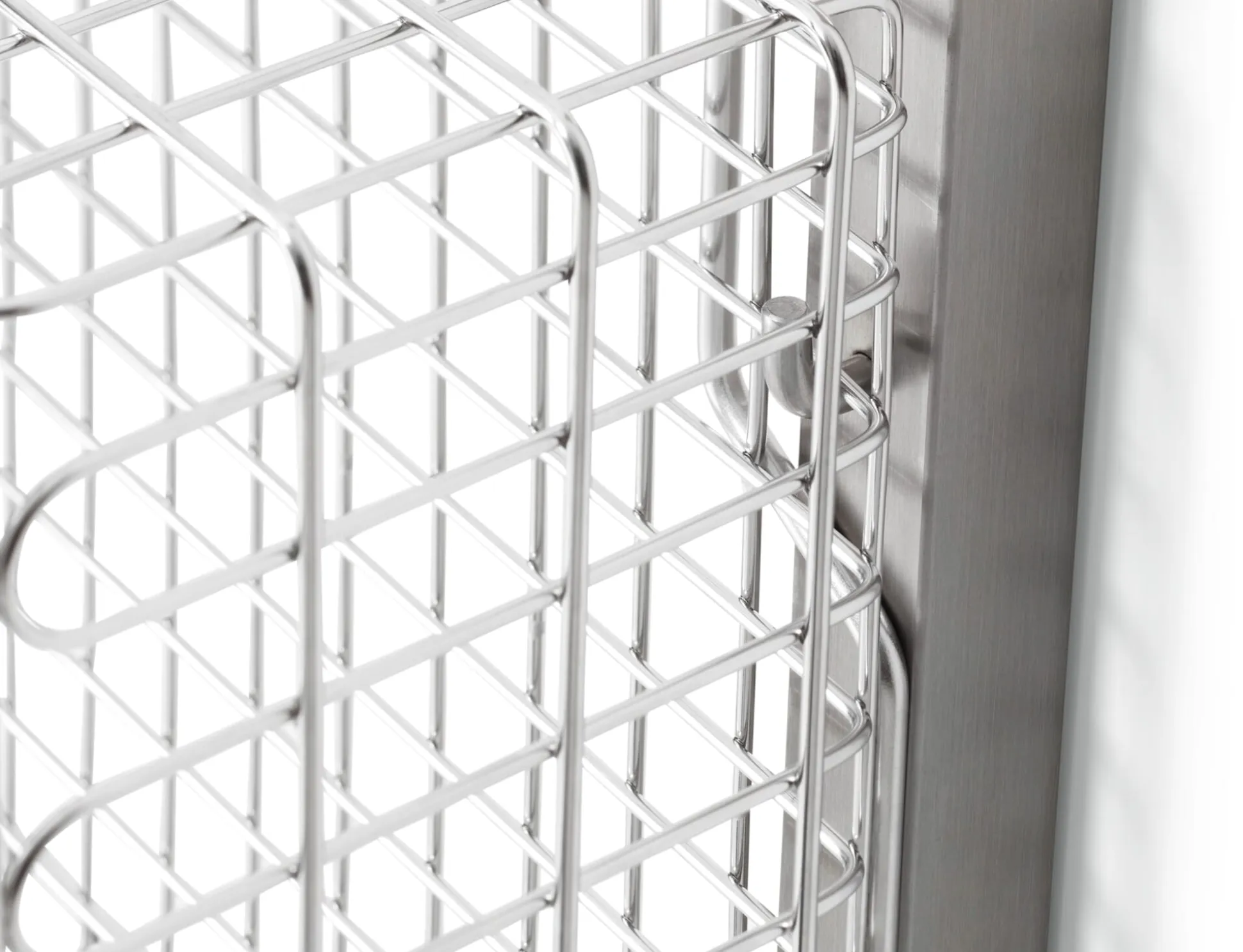 Gitterkorb zu Regalsystem Inox