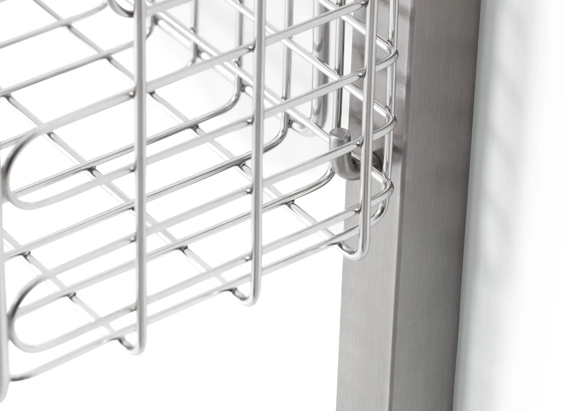 Gitterkorb zu Regalsystem Inox