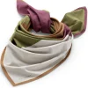 Halstuch N° 717 Blockmuster, Multicolor