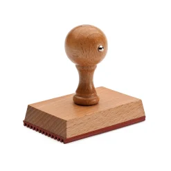 Handstempel Buchenholz