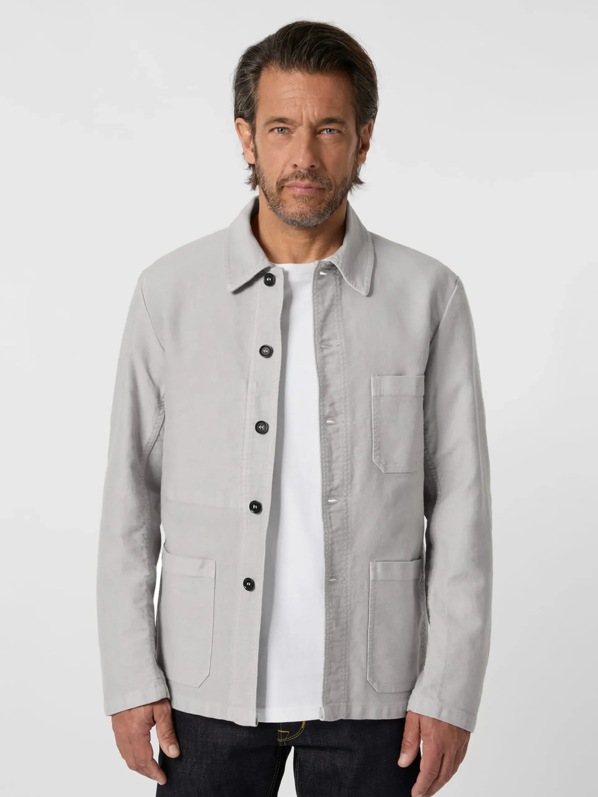 Herren-Hemdjacke Moleskin