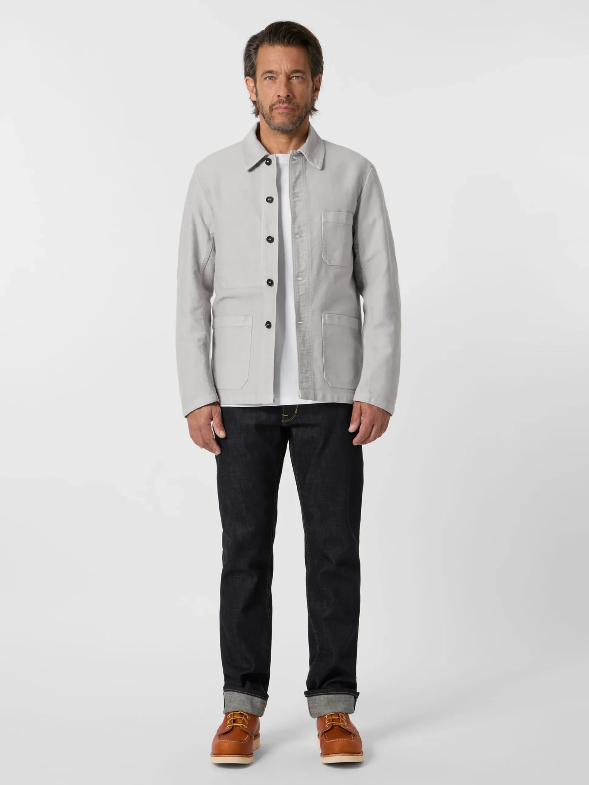 Herren-Hemdjacke Moleskin