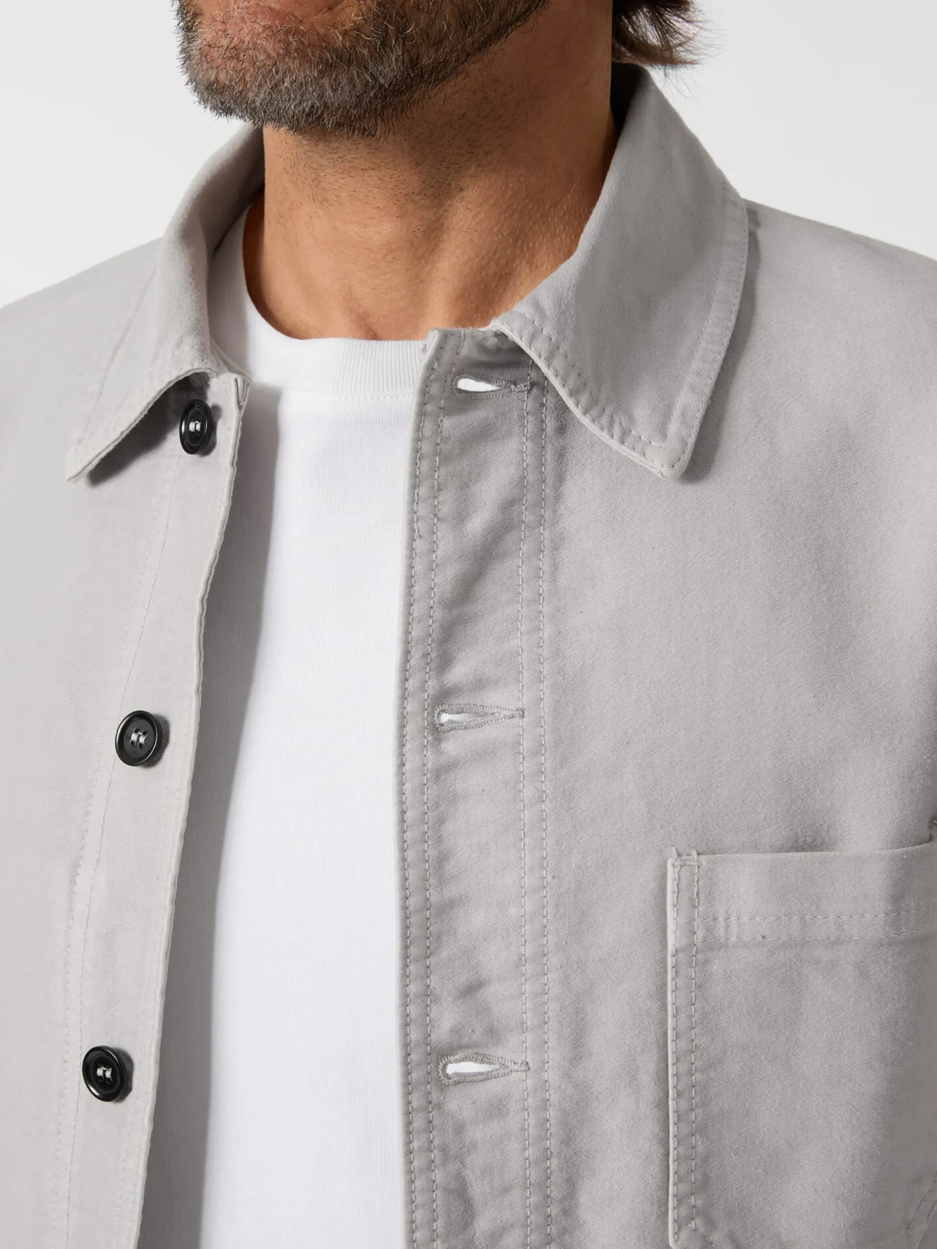 Herren-Hemdjacke Moleskin