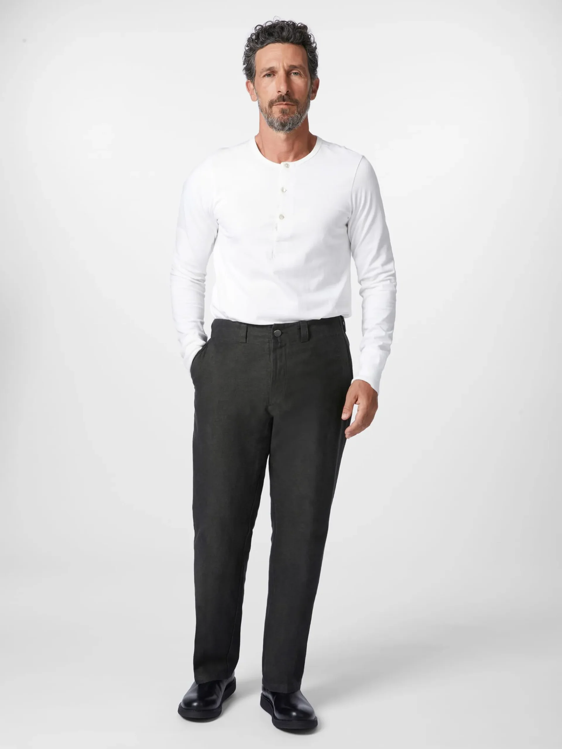 Herrenhose angeschnittener Bund