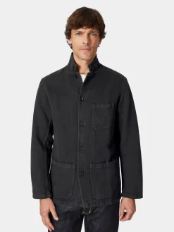 Herrenjacke Baumwolle und Leinen