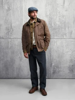 Herrenjacke gewachst