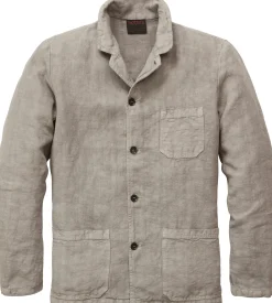 Herrenjacke Leinen