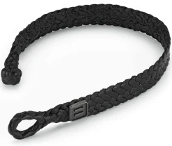 Herren-Lederarmband geflochten