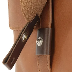 Herren-Leder Crossbag, Cognac