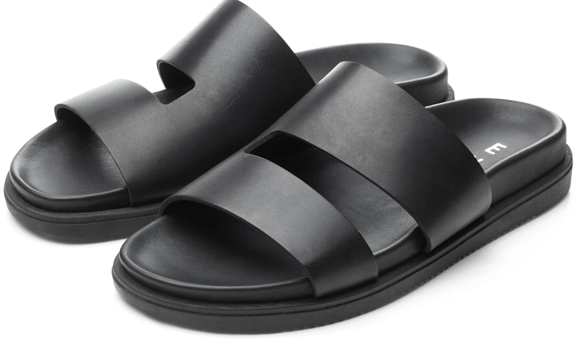 Herren-Lederpantolette