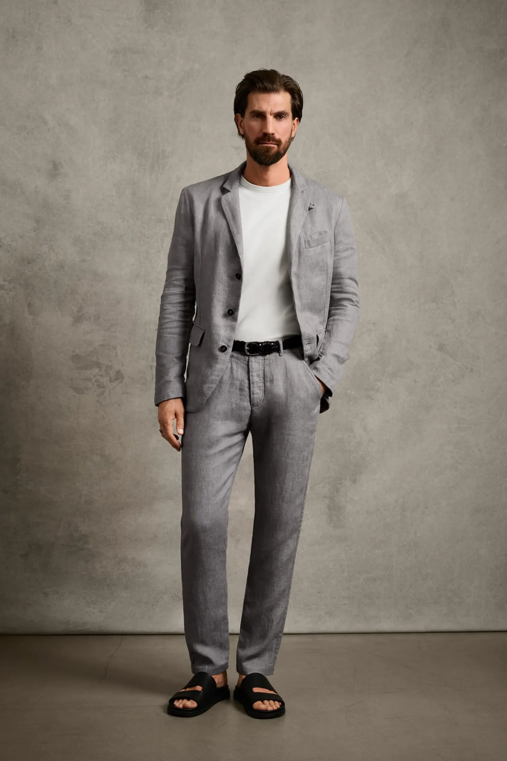 Herren-Leinenhose