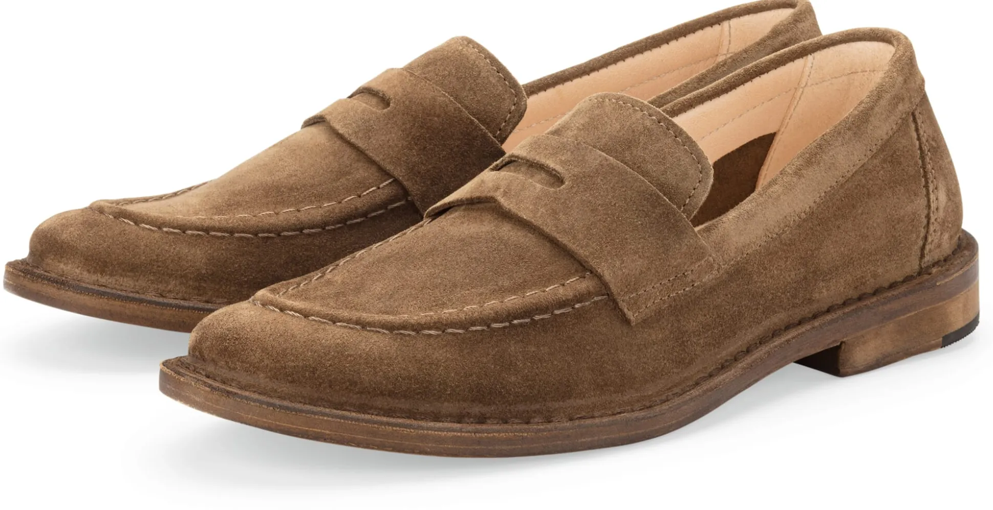 Herren-Loafer Ledersohle
