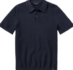 Herren-Poloshirt gestrickt