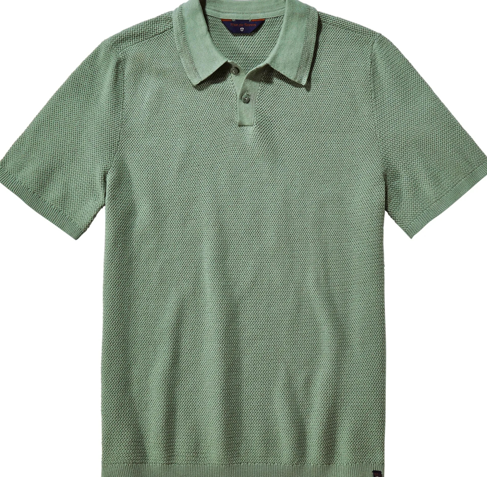 Herren-Poloshirt gestrickt
