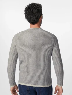 Herrenpullover Rippe