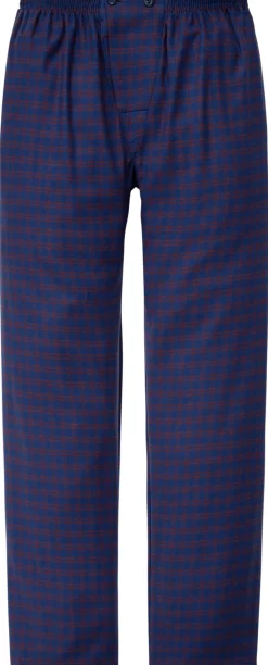 Herrenpyjama Flanell gemustert