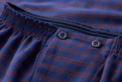 Herrenpyjama Flanell gemustert