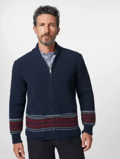 Herren-Strickjacke Folk