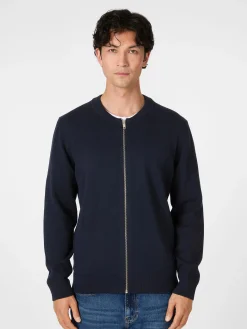 Herren-Strickjacke mit Zip