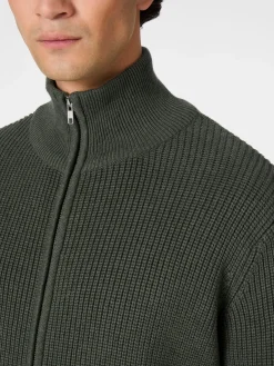 Herren-Strickjacke mit Zip