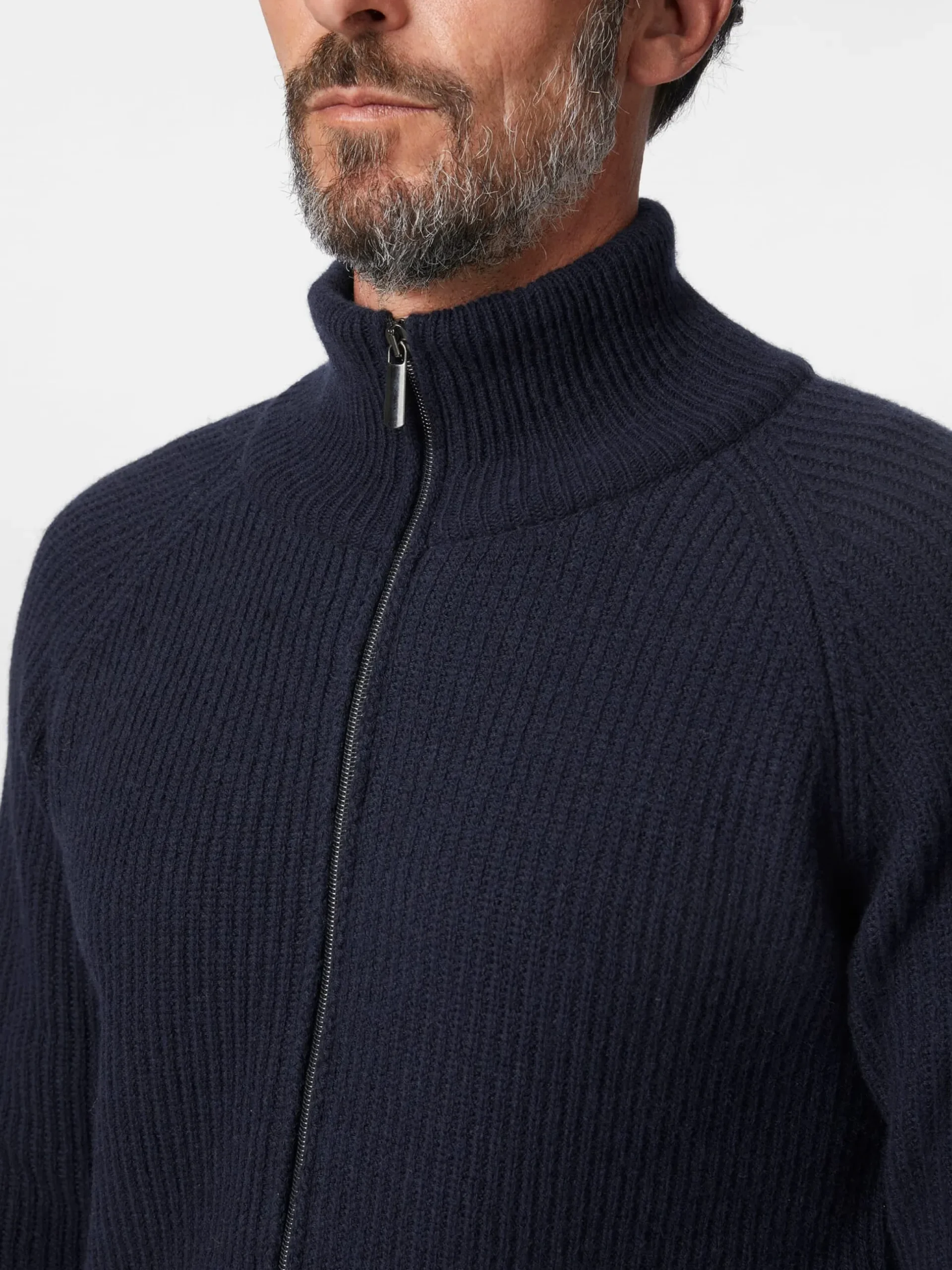 Herren-Strickjacke Zip