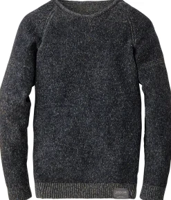 Herren-Strickpullover meliert