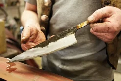 Hohenmoorer Santoku Damaszenerstahl