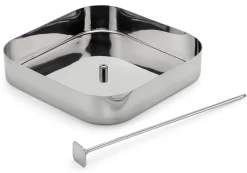 Italienisches Pendeltablett Edelstahl
