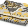 Jacquard-Wolldecke Merino-Baumwolle