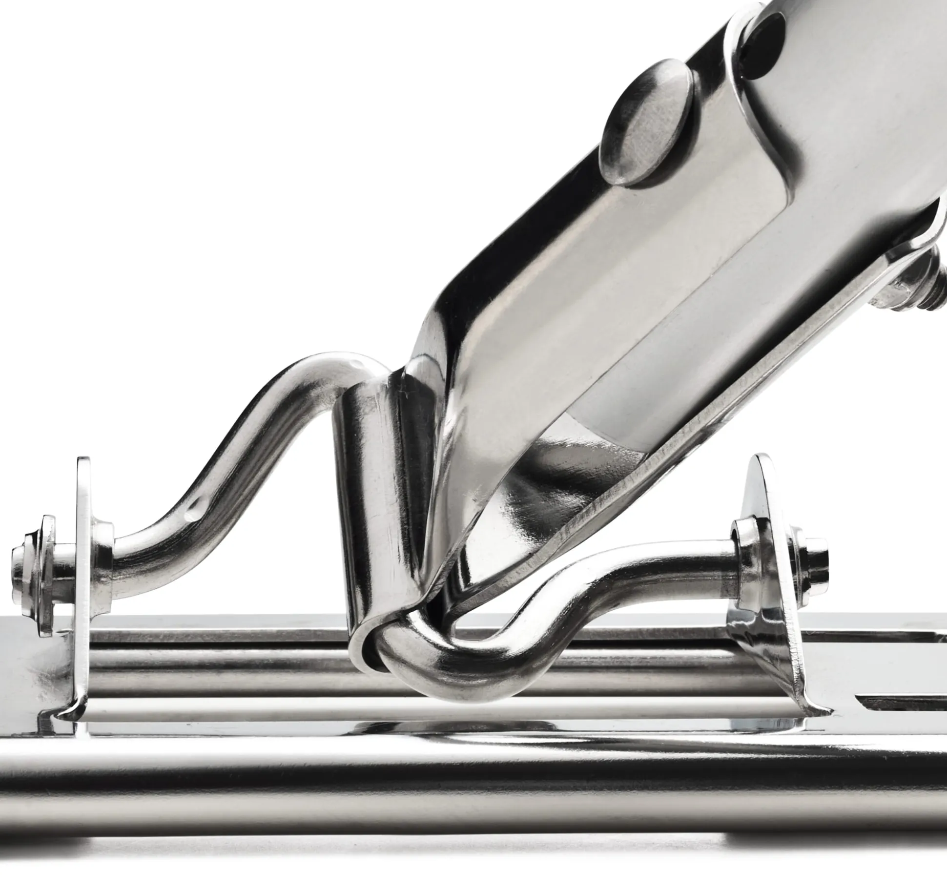 Klapphalter Edelstahl mit Aluminiumstiel