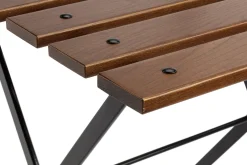 Klappstuhl Stahl mit Holzauflage