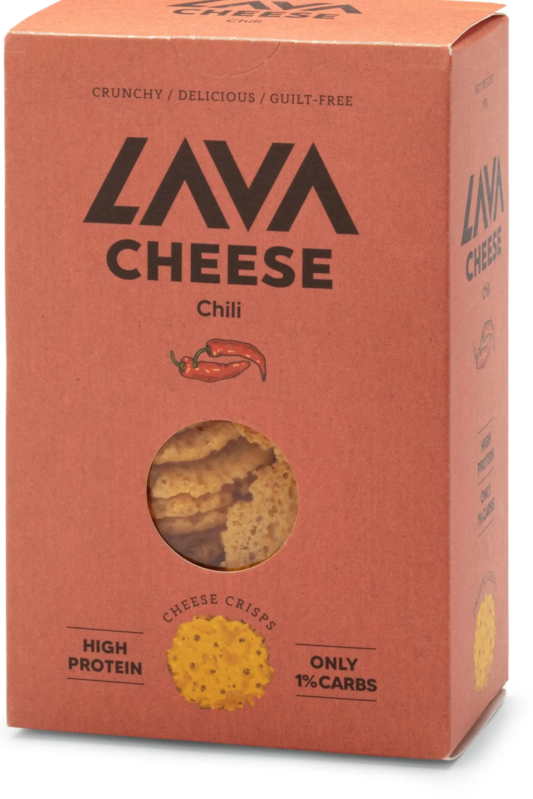 Käse-Chips mit Chili