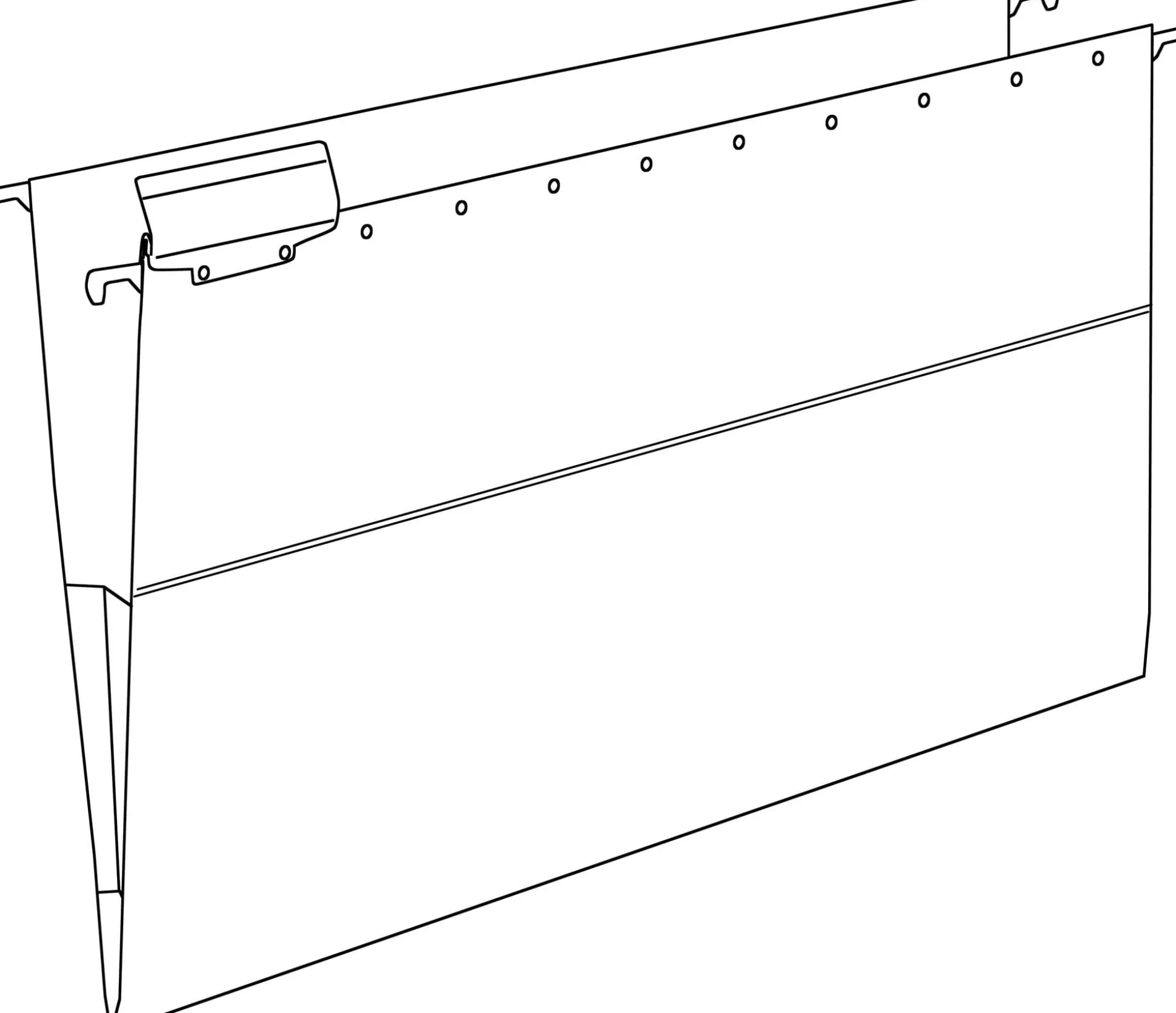 Leitz Hängeregistraturmappe schwarz