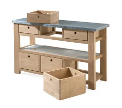 Manufactum Gartenanrichte Eichenholz